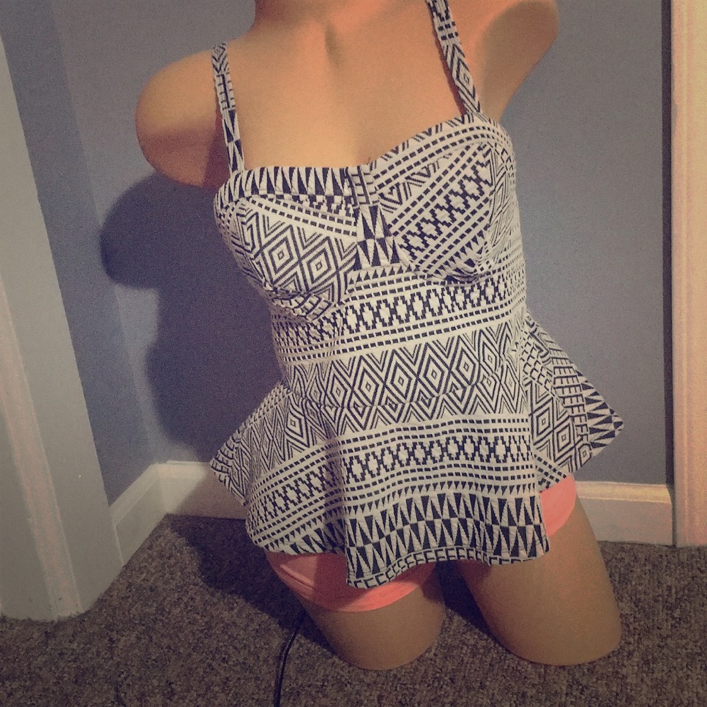 Maurice’s Tribal Peplum Top